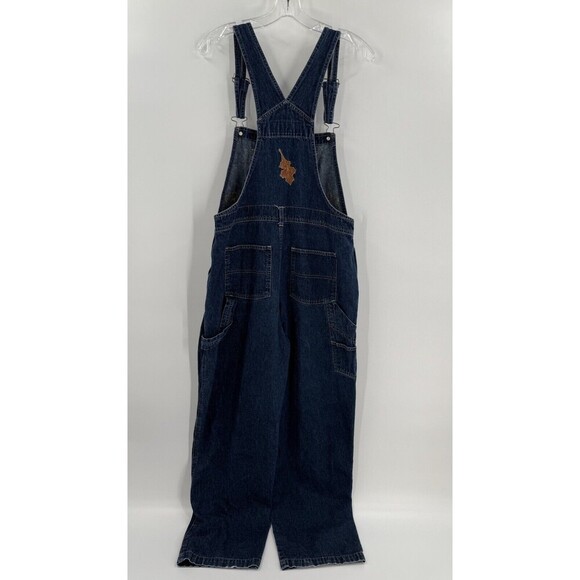 RAVE 4 REAL R4R BIB OVERALLS 100% COTTON  SCARECROW SIZE MEDIUM BOHO CORE - Picture 8 of 11
